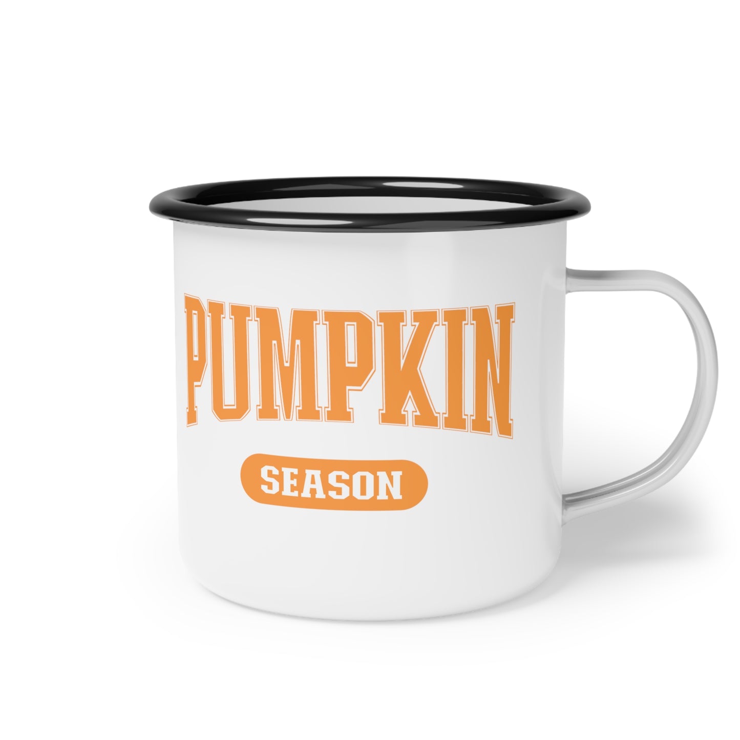 "Pumpkin Season" Enamel Camp Cup