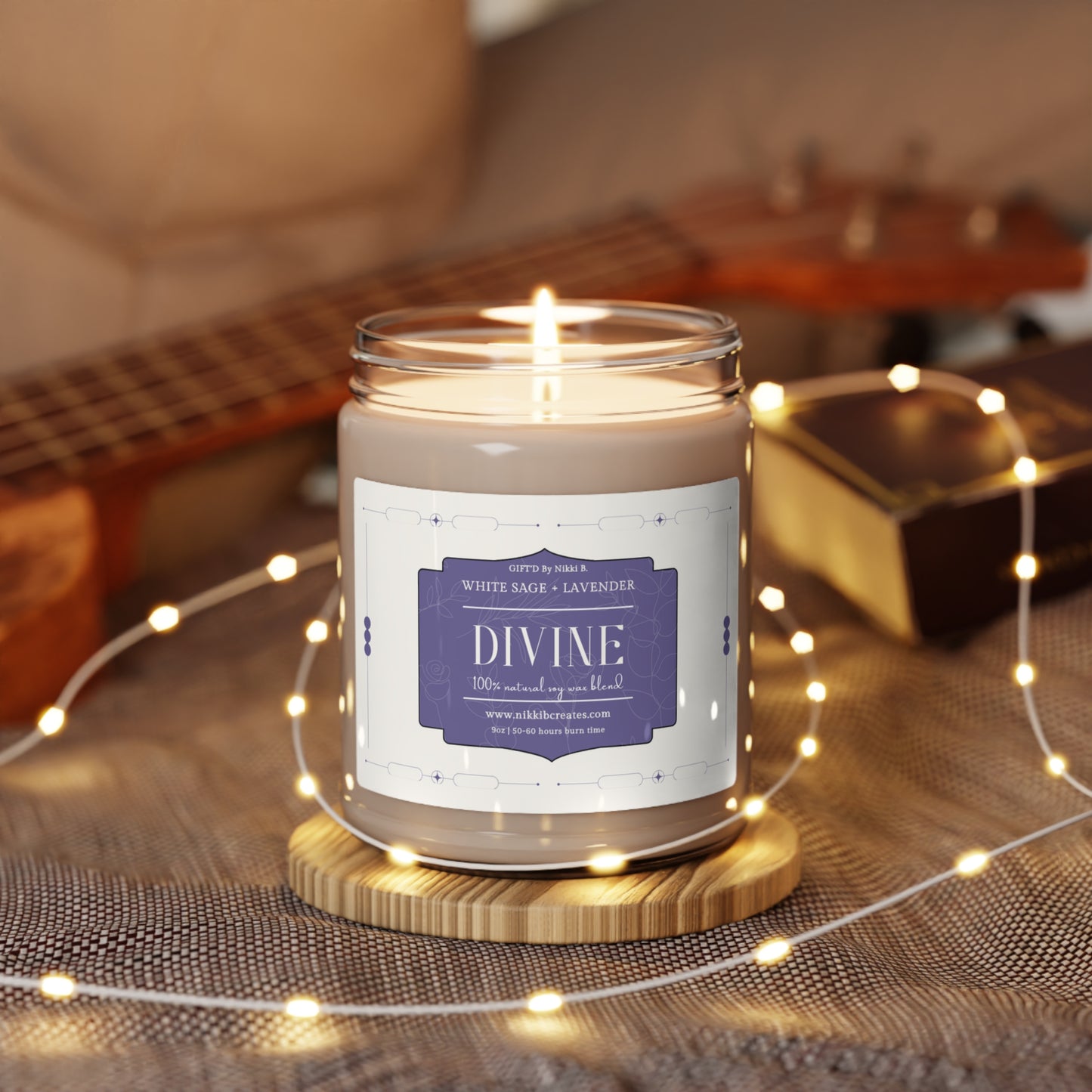 DIVINE Scented Candle, 9oz
