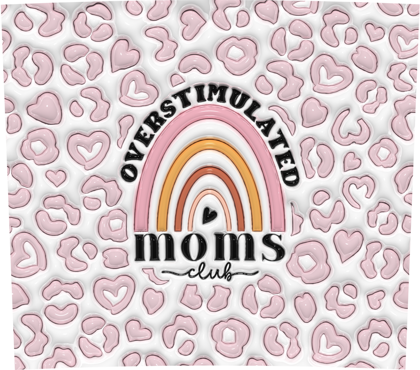 "Overstimulated Moms Club" Stainless steel tumbler