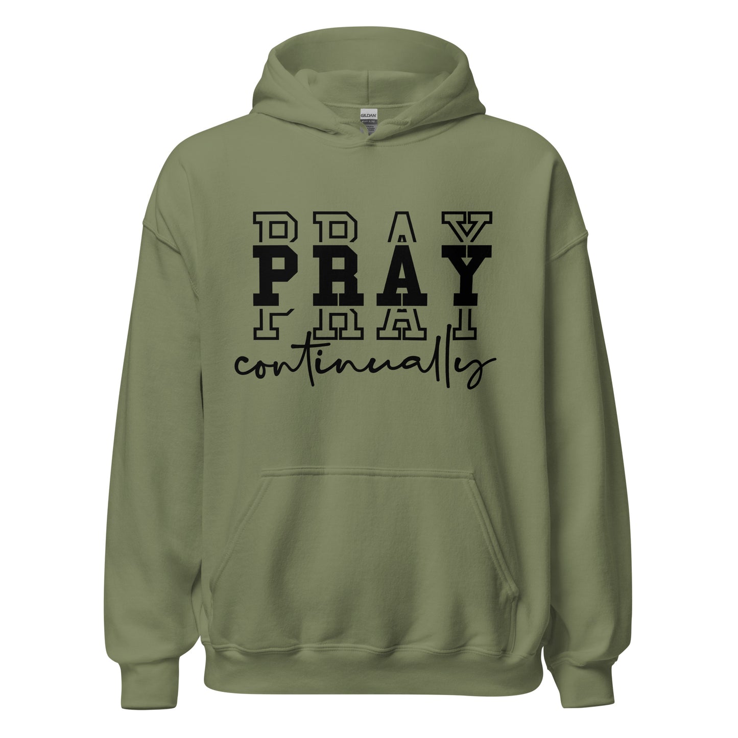 "Pray Continually" Unisex Hoodie.