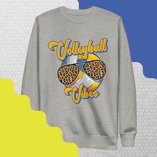 "Volleyball Vibes" Unisex Premium Sweatshirt