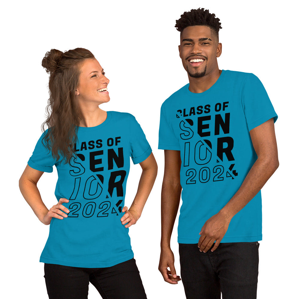 "Senior Class Of 2024" Unisex Personalized T-shirt.