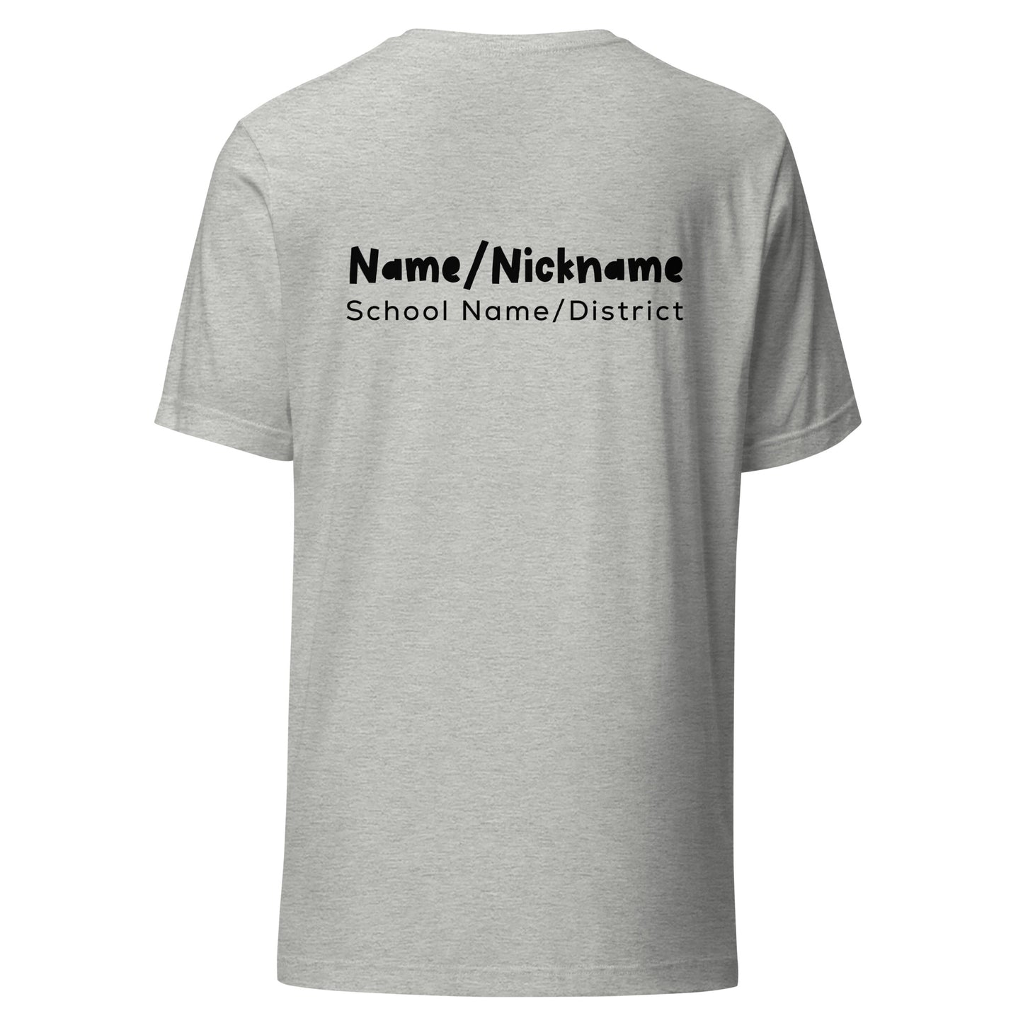 #SchoolBusDriverLife Personalized T-shirt (Brown skin tone)