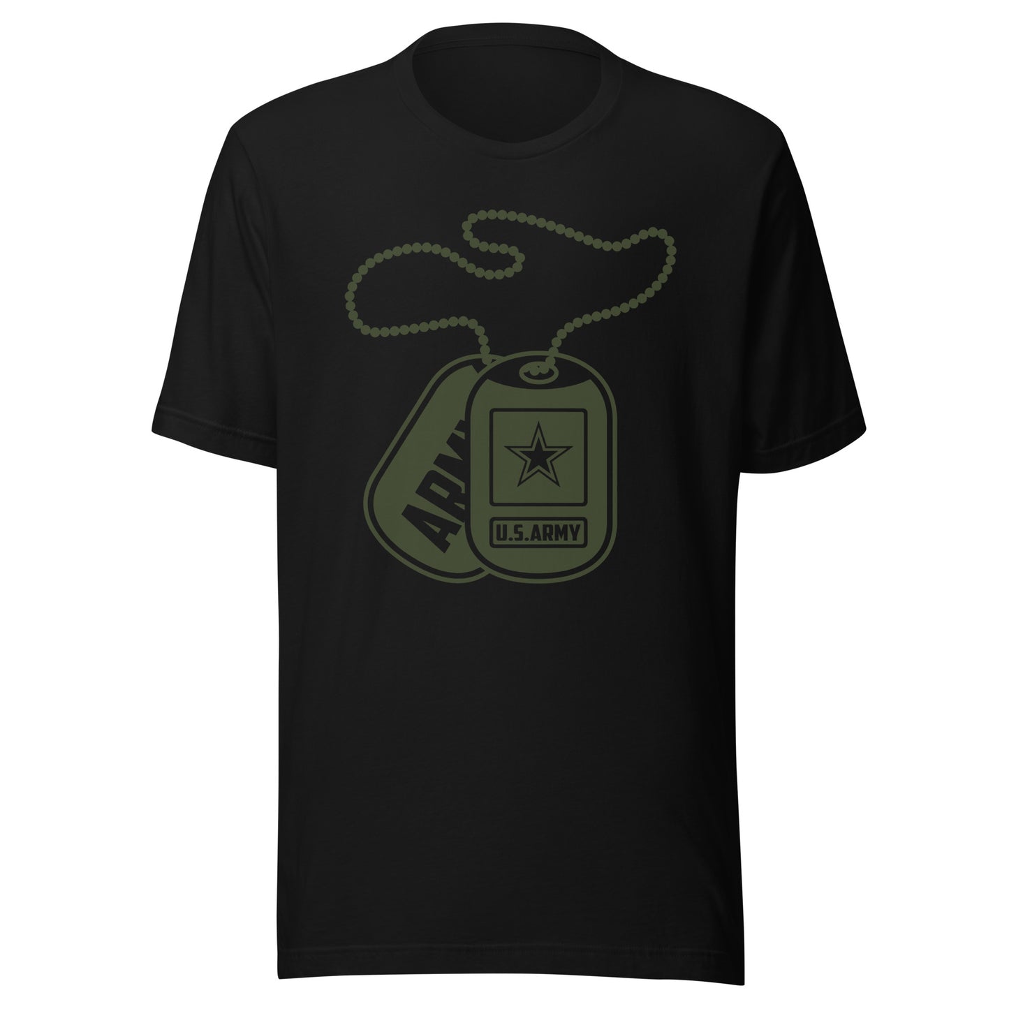 Personalized Army Dog Tag Unisex T-shirt