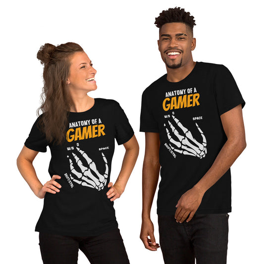 "Anatomy of A Gamer" Unisex T-shirt