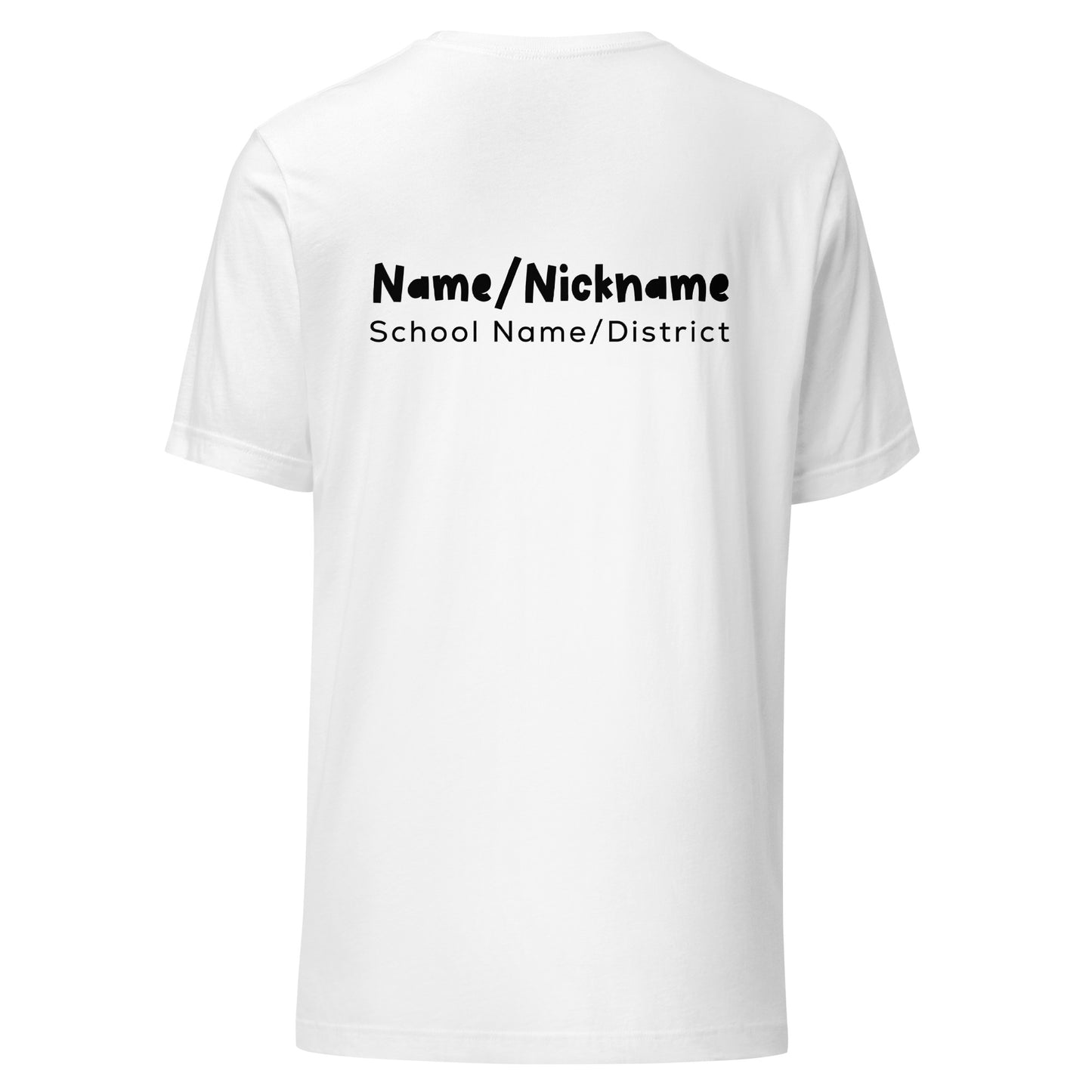#SchoolBusDriverLife Personalized T-shirt (Brown skin tone)