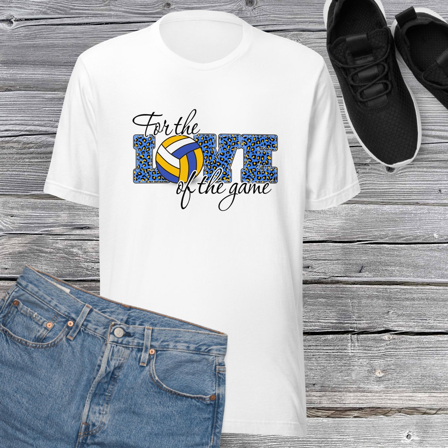 "For The Love of the Game" Unisex Volleyball T-shirt