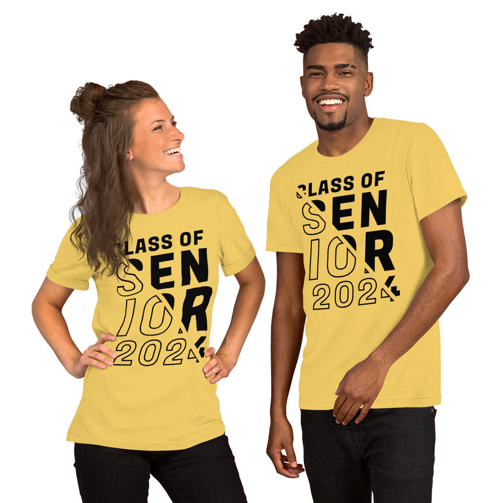 "Senior Class Of 2024" Unisex Personalized T-shirt.