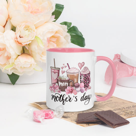 Mother's Day Mug with Pink Inside