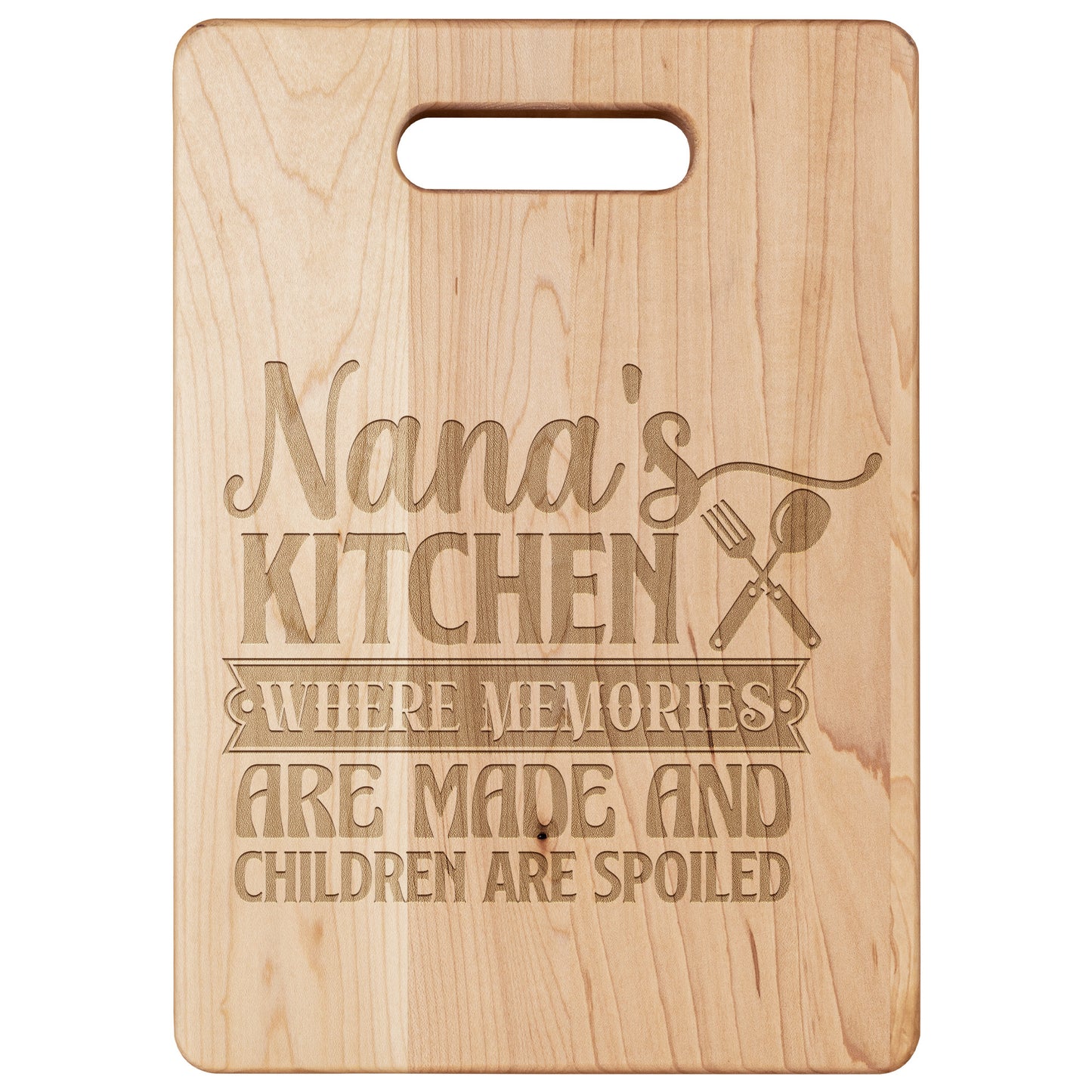 "Nana's Kitchen" Maple Cutting Board