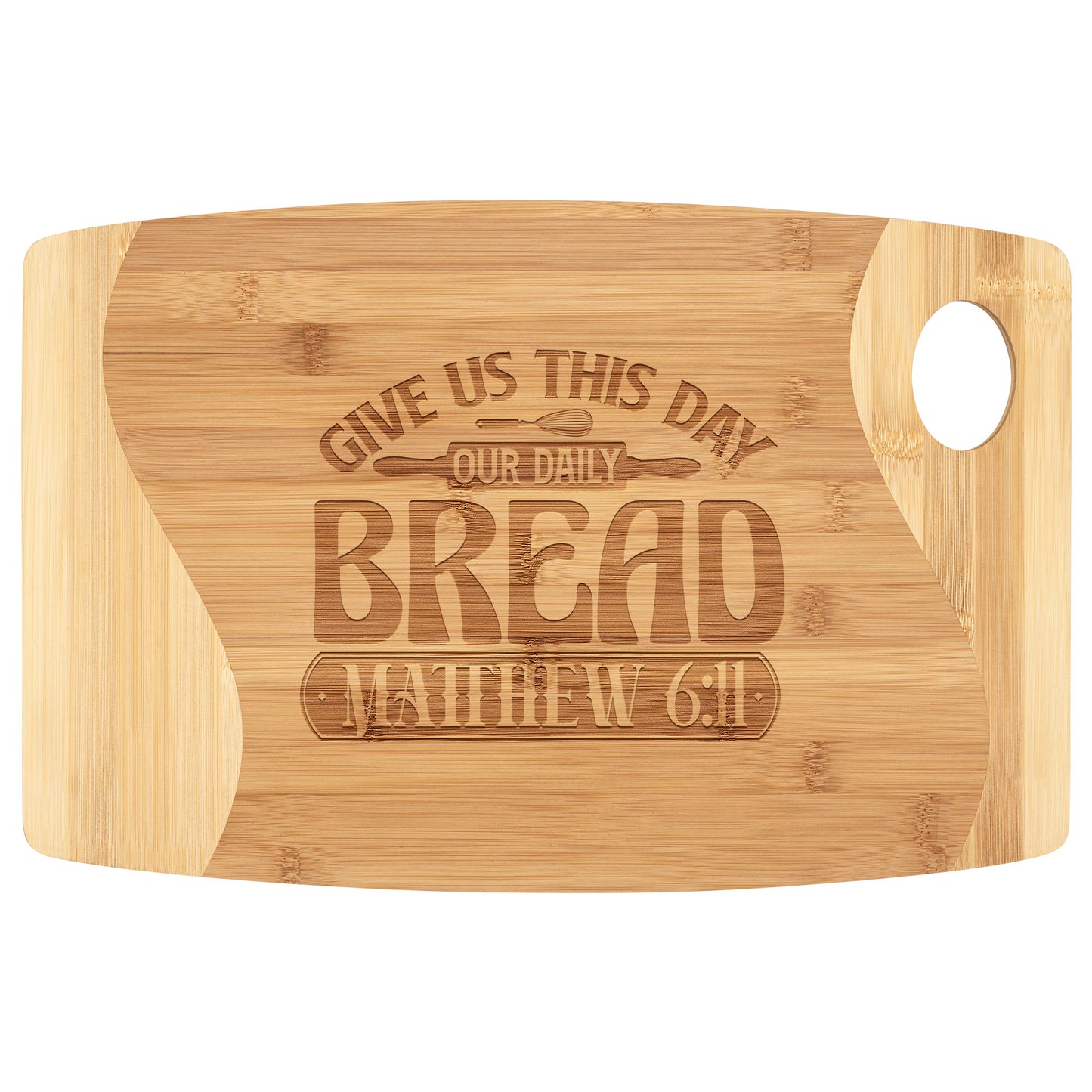 "Our Daily Bread" Bamboo Cutting Board