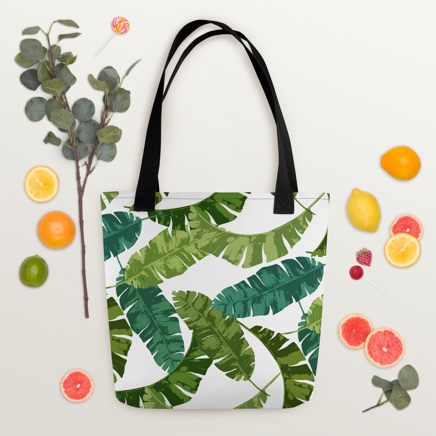 Tropical Leaves Tote Bag