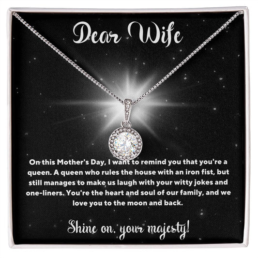 Wife's Mother's Day Eternal Hope Necklace