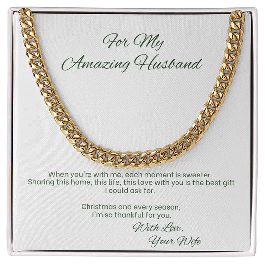 Husband Christmas Link Chain