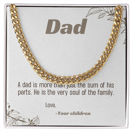 "Dad:Soul of the Family" Link Chain