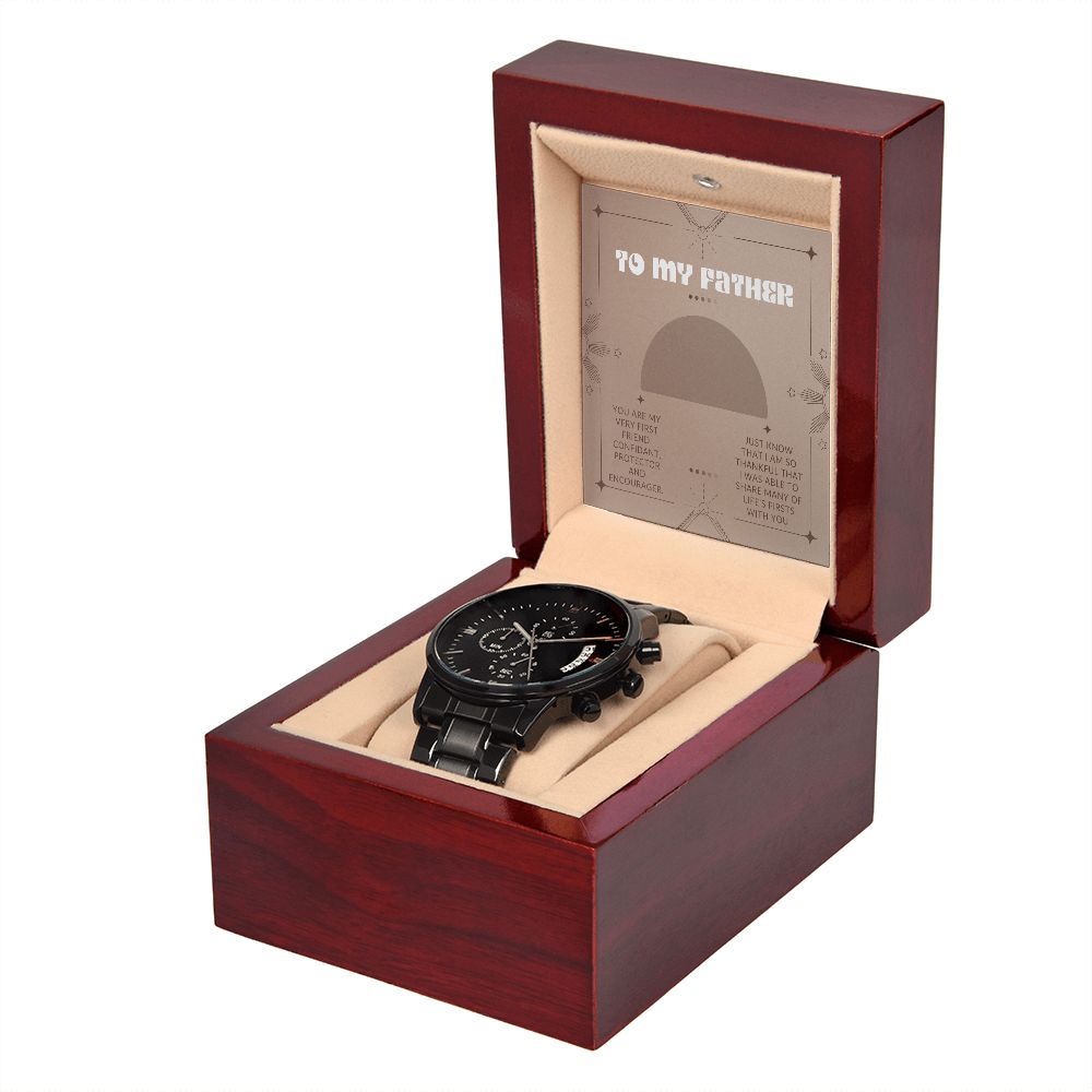 "To My Father" Chronograph Watch