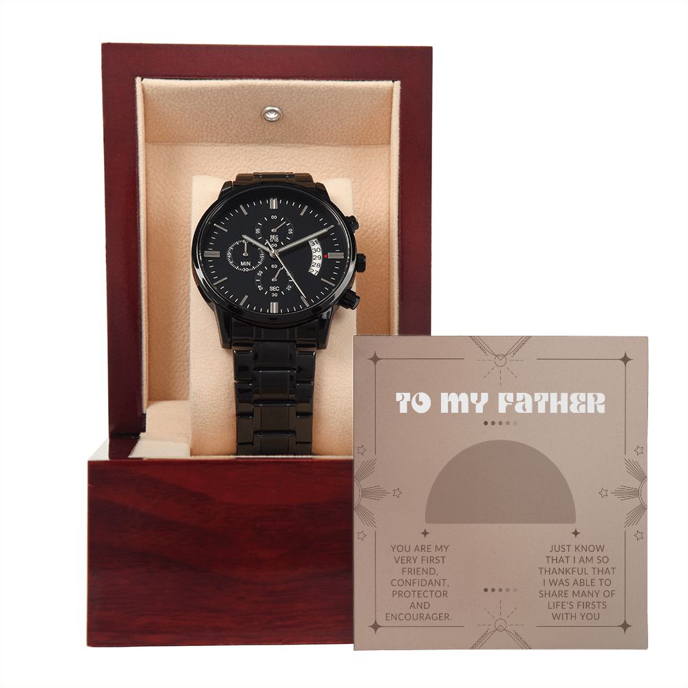"To My Father" Chronograph Watch