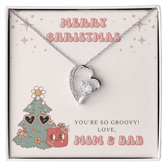 Groovy Christmas Love Necklace