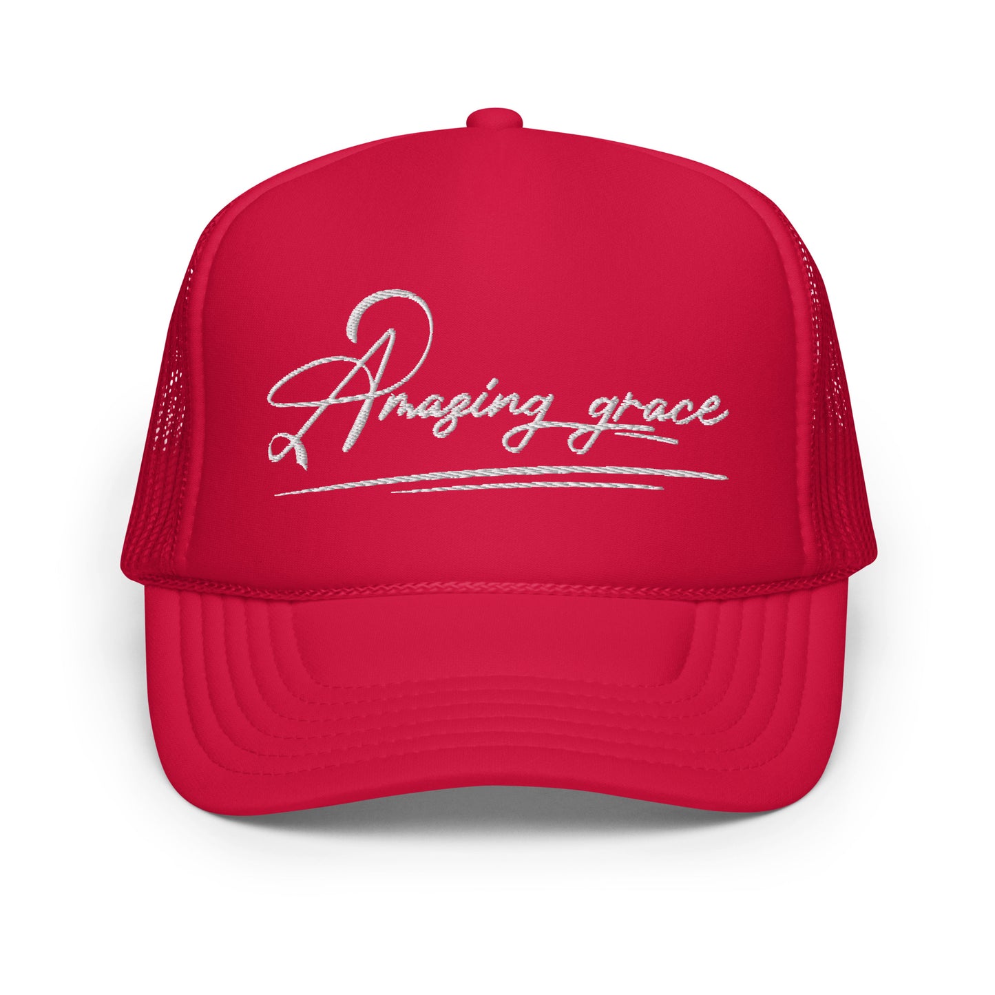 “Amazing Grace” Solid Foam trucker hat