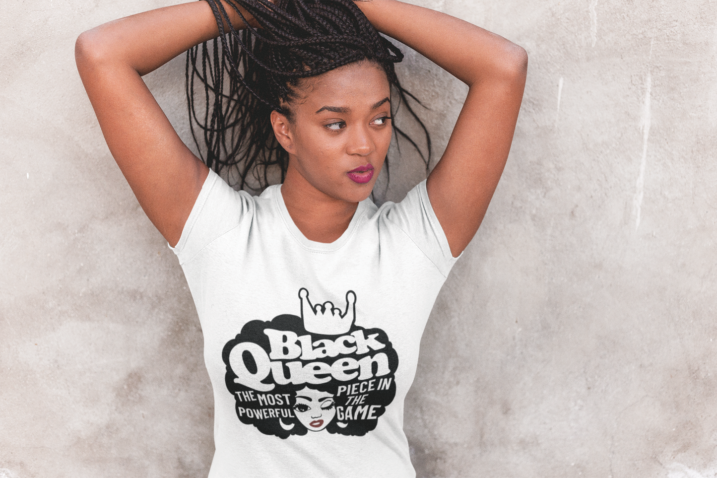 "Black Queen-Powerful Piece" Unisex T-Shirt