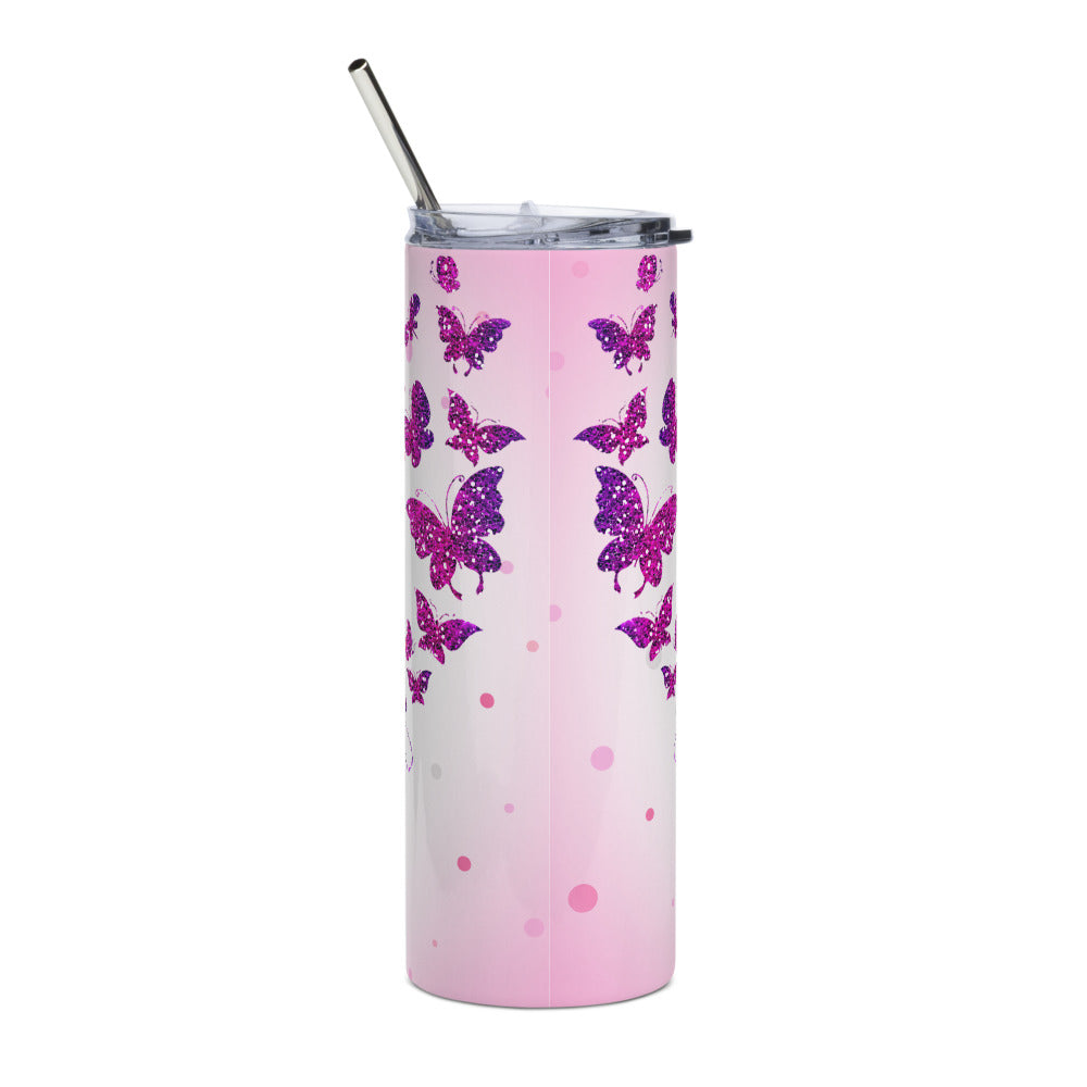 "Live Love Fight" Breast Cancer Tumbler
