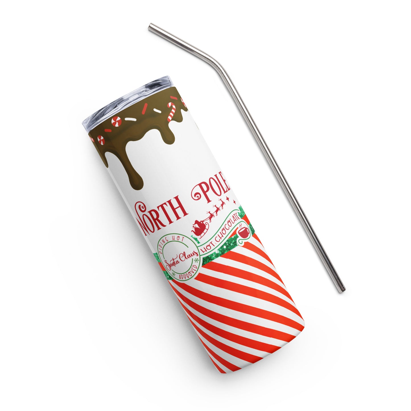 "North Pole Hot Chocolate" Stainless Steel Tumbler