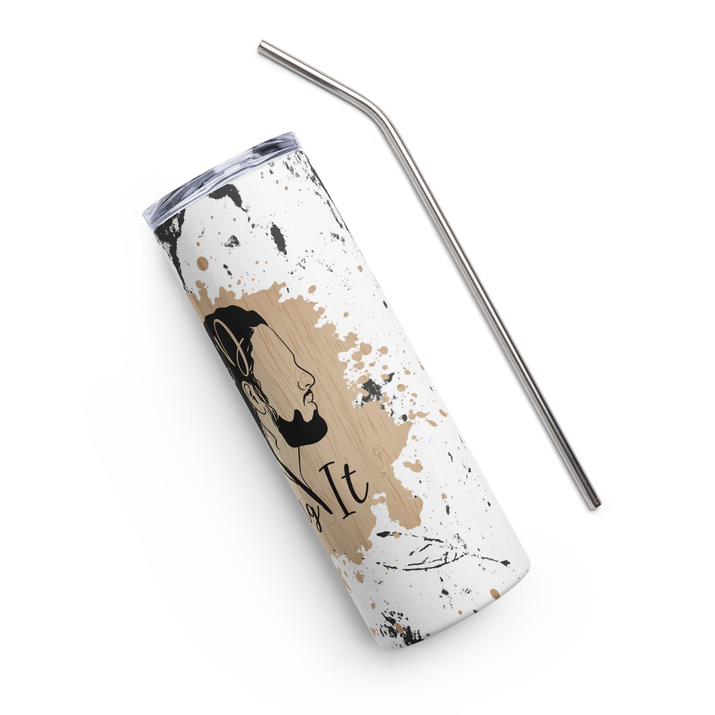 "Loc'd And Loving It" Men's Stainless Steel Tumbler
