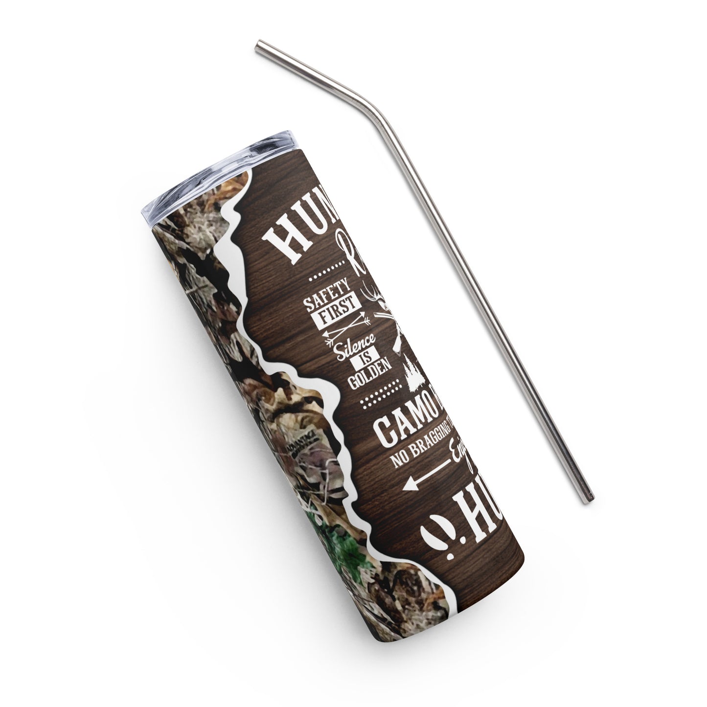 "Hunting Rules" Stainless Steel Tumbler