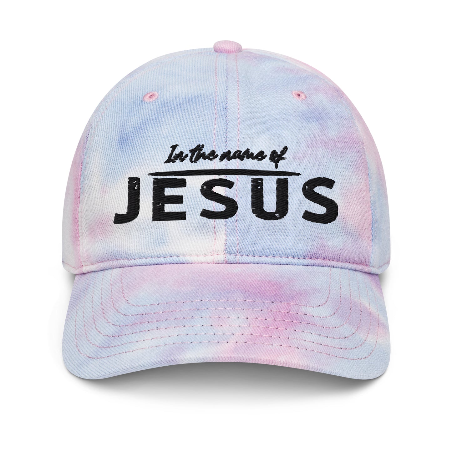 "In The Name Of Jesus" Tie dye hat