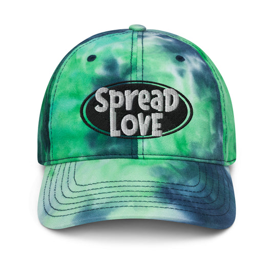 "Spread Love" Tie Dye Hat