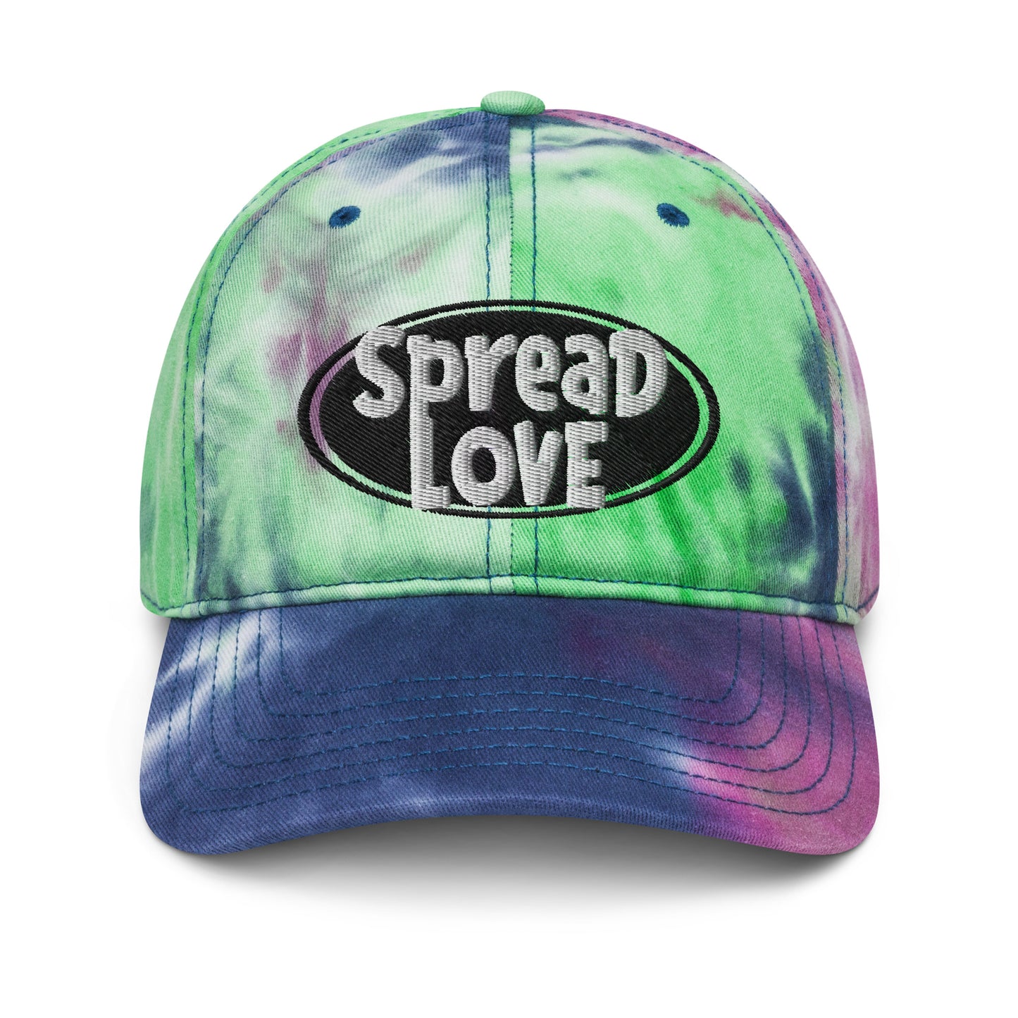 "Spread Love" Tie Dye Hat