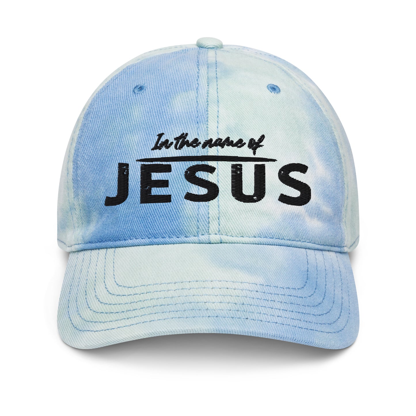 "In The Name Of Jesus" Tie dye hat