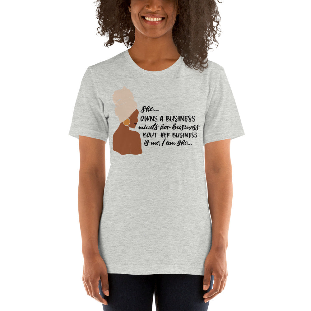 "She Owns A Business" T-shirt