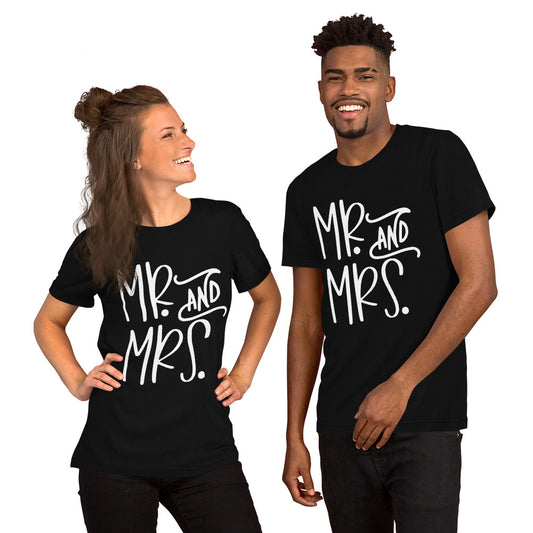 "Mr. and Mrs." Unisex T-shirt