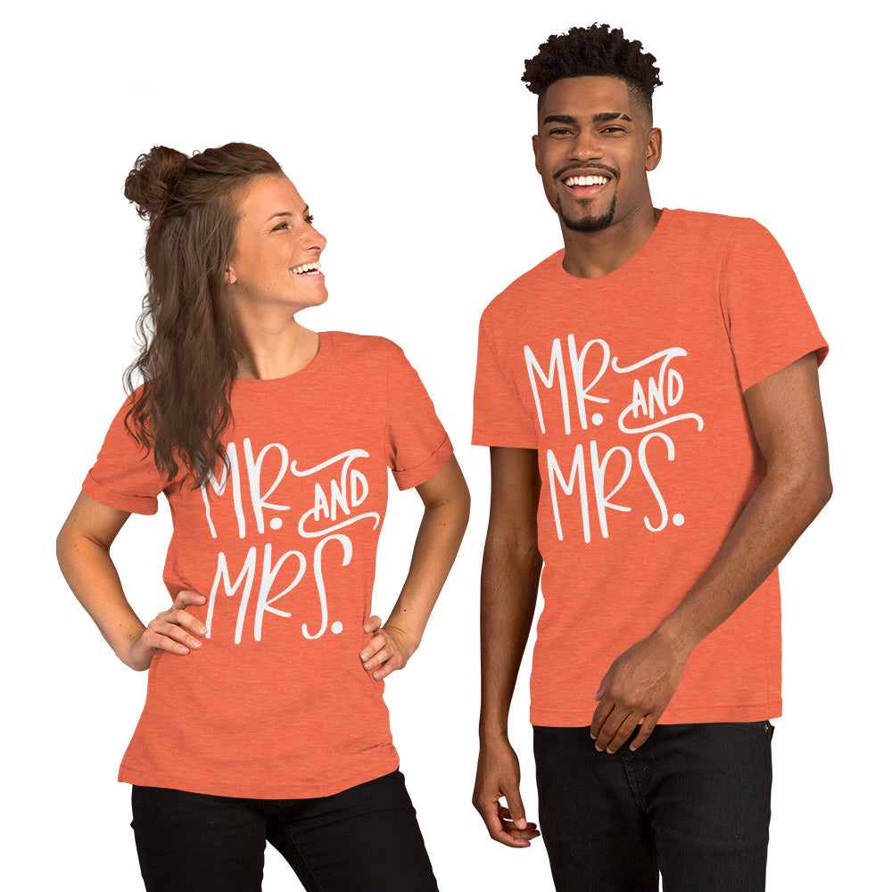 "Mr. and Mrs." Unisex T-shirt
