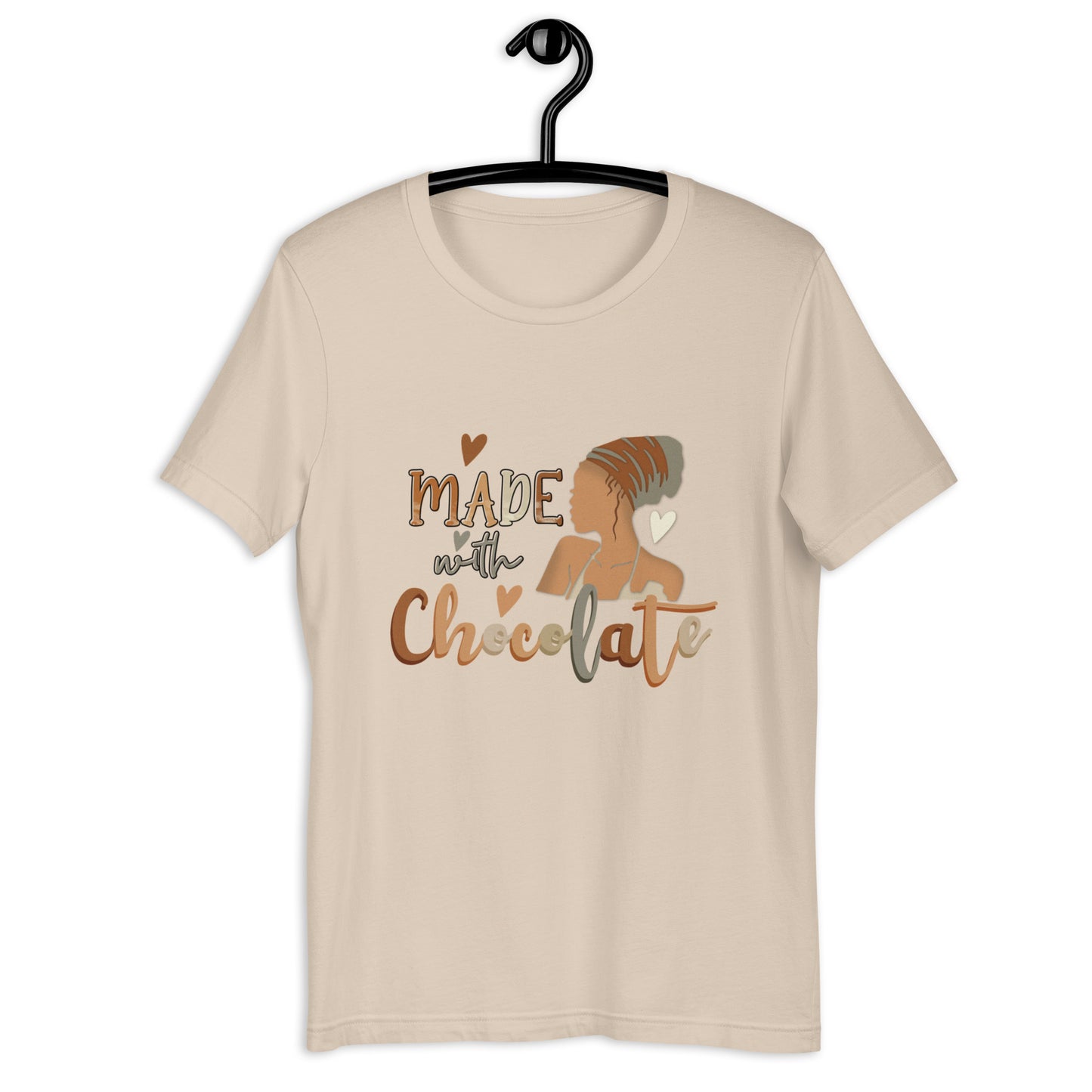 "Made With Chocolate" Unisex T-shirt