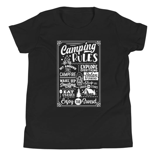 "Camping Rules" Youth T-Shirt
