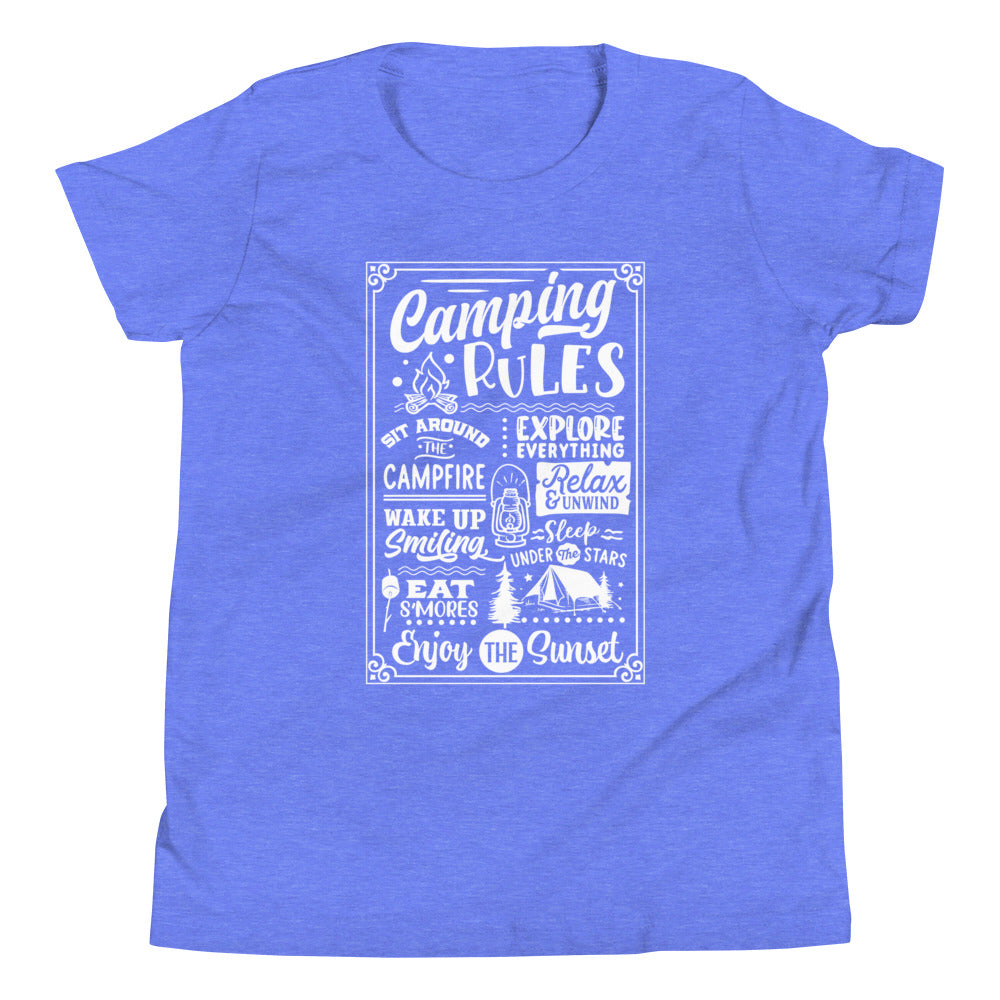 "Camping Rules" Youth T-Shirt