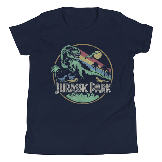 Retro Jurassic Park Inspired Youth T-Shirt