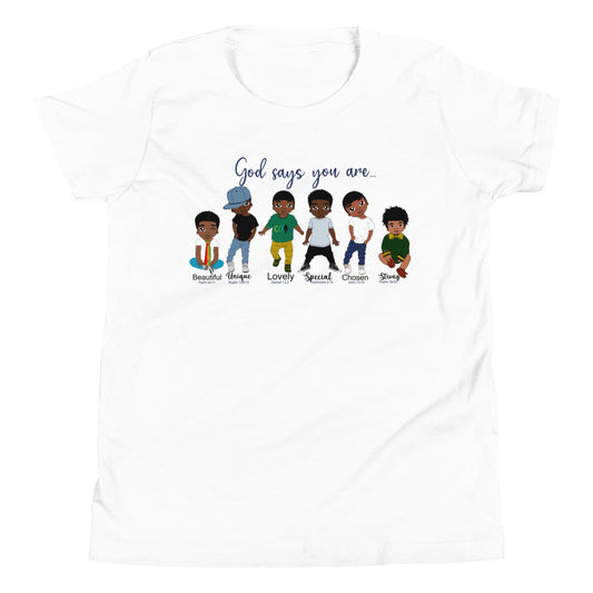 "God Says You Are" Youth Boy T-Shirt
