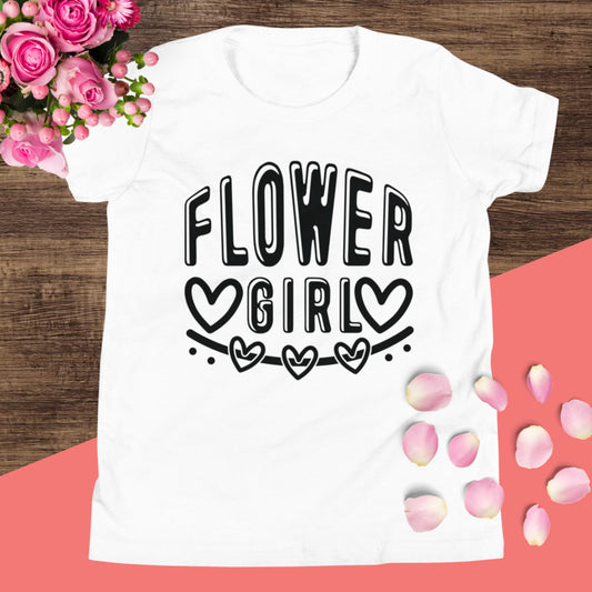 "Flower Girl" Bridal Party T-Shirt