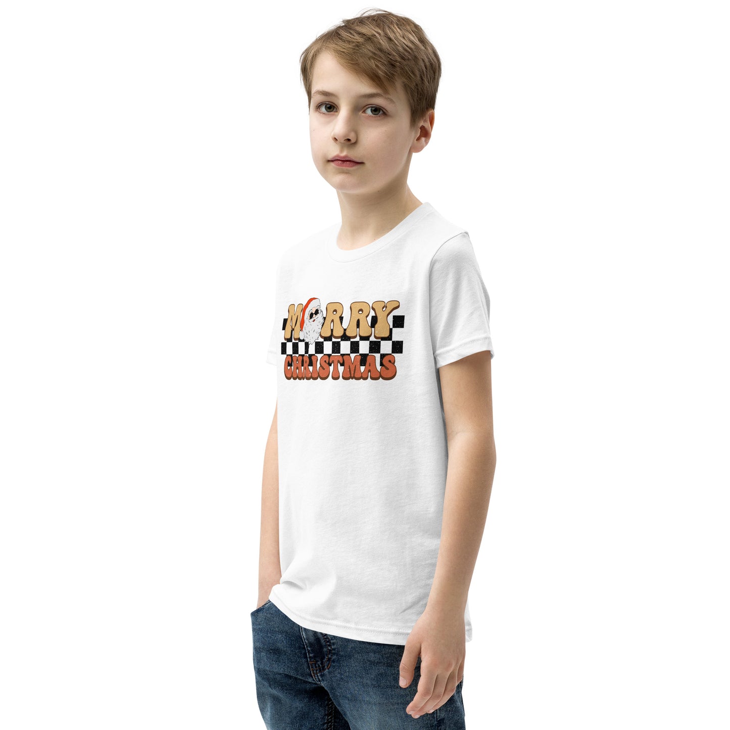 "Checkered Christmas" Youth T-Shirt